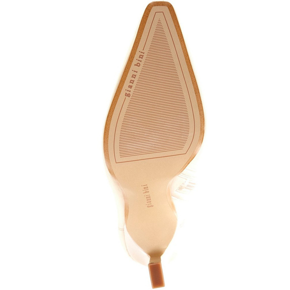 Gianni Bini Women's Heeled Boots | Size 8 
Beige with Silver Rhinestones - Picture 6 of 11